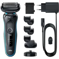 Braun | Rasierer | 51-M4500cs | Betriebsdauer (max.) 50 min | Nass & Trocken | Schwarz/Blau