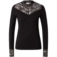 Cream Bluse Crtrulla Jersey 10610672 Schwarz Slim Fit