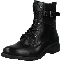 Tom Tailor Damenschuhe Schnürer Stiefelette Schwarz Freizeit