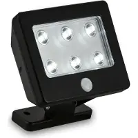 Briloner LED-Außenstrahler Kollig mit Sensor, IP54, schwarz