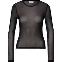 Noisy May Netzshirt "NMJUDITH L/S MESH TOP BG NOOS" transparent