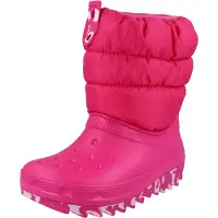 Crocs Classic Neo Puff Boot Kids 207684-6X0, Schneestiefel, für Mädchen, Rosa, Größe: 37/38