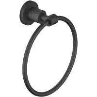 Dornbracht TARA Handtuchring, rund, 83200892-33, Farbe: Schwarz Matt