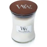Woodwick Island Coconut Duftkerze mit Holzdocht 85 g