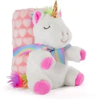 Perletti Einhorn Tiara Teddy Mit Decke 22 Cm