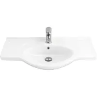 Aloni Aleco Keramik Waschbecken (BxT) 80 x 50 cm (für 80 Aleco)
