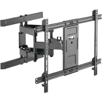 Logilink - Klammer - full-motion - für LCD-TV / gekrümmter LCD-TV - Schwarz