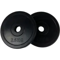 Tunturi Rubber 2.5kg Hantelscheibe 2 Einheiten