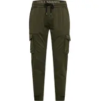 Alpha industries Cargohose "Cotton Twill Jogger", Herren, Gr. 3XL, N-Gr, grau (grauschwarz), Web, Obermaterial: 98% Baumwolle, 2% Elasthan, unifarben, slim fit normal, Hosen Cargohose