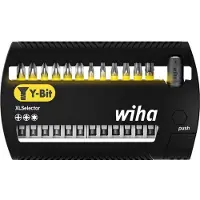 Wiha Bit Set XLSelector Y-Bit 50 mm Phillips, Pozidriv, TORX 13-teilges Set 1/4 zoll E6,3 - 41834