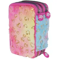 Tinka Plüsch-federmäppchen Mit Drei Fächern (8 803743) Rosa Mann Rosa One Size