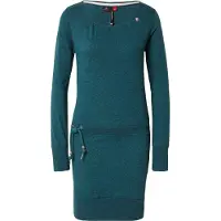 Ragwear Jerseykleid "ALEXA" mit Kordelzug und kontrastigen Zierperlen-Besatz