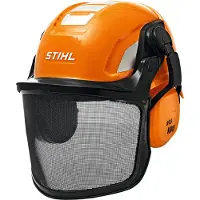 Stihl Unisex Kinderhelmset Spielzeughelm, Orange, Einheitsgröße