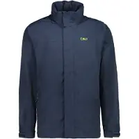 CMP Herren Regenjacke Man Jacket Buttons Hood 39X7367-N950 52 - Black Blue - 52