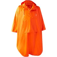 Deerhunter Hurricane Regen Poncho Herren (Orange) Größe 2XL-4XL