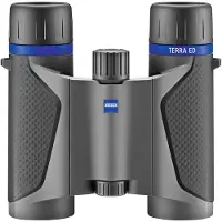 Zeiss Terra ED Pocket 10x25, 10x, Wasserfest, Schwarz, Grau