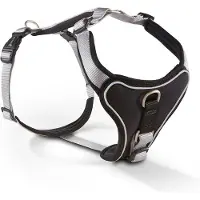 Fressnapf Wolters Geschirr Professional Comfort, Größe:40 - 45 cm, Farbe:silber/schwarz