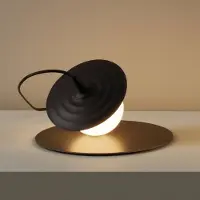 Milan Iluminación Milan Symphony Tischlampe ohne Gestell anthrazit