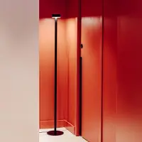 Milan Iluminación Milan Peak Lane LED-Stehleuchte schwarz 170 cm