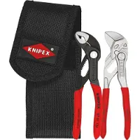 Knipex Mini-Zangenset in Werkzeuggürteltasche 153 mm - 002072V04