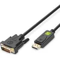 Techly EFB ICOC-DSP-C-020 DisplayPort 1.1 auf DVI Anschlusskabel, schwarz, 2 m ICOCDSPC020