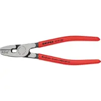 Knipex 97 81 180 Crimpzange für Aderendhülsen, 180 mm, Fronteinf. 0,5-6 mm2