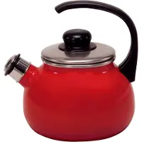 Kruger Wasserkessel KRÜGER "Rom", rot, Ø:18cm, Töpfe, Wasserkessel, 1,5 Liter, Induktion