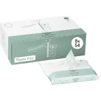 Naif Baby & Kids Plastic Free Wipes Feuchttücher für Kinder ab der Geburt 8x54 St.