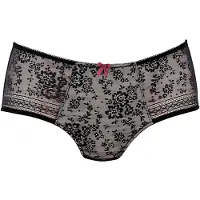 Anita Taillenslip "Taillenslip Fleur", Damen, Gr. 46, Spitze, schwarz, Spitze, Obermaterial: 80% Polyamid PA. 20% Elasthan EL., Unterhosen Taillenslip