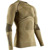 X-Bionic - Technisches Langarm-T-Shirt - Radiactor 4.0 Round Neck LS M Gold/Black für Herren - Größe XL