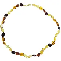Ostsee-Schmuck Kette - Tocessa - Bernstein - , Braun