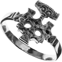 Ostsee-Schmuck Fingerring "- Hiddensee - Silber 925/000 -" Gr. 64, silber (silber 925, silberfarben, weiß), Fingerringe, Damen, 64, Fingerring