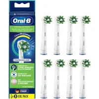 Oral-B - Aufsteckbürsten 'CrossAction CleanMaximizer' in Weiß 8 St Zahnbürste