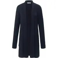 Peter Hahn Long-Strickjacke blau