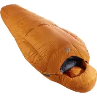 Mountain Equipment - Iceline - Daunenschlafsack Gr Long - Body Size: 200 cm braun/orange/beige