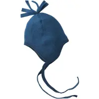 Engel - Baby Mütze Wollfleece - Mütze Gr 86/92 blau