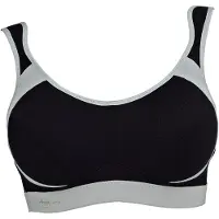 Anita Sport-BH "Sport BH extreme control", Damen, Gr. 80, Cup F, schwarz, Obermaterial: 76% Polyester PES. 19% Polyamid PA. 5% Elasthan EL., BHs Sport-BH