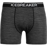 Icebreaker Boxershorts Anatomica Boxers Gritstone Heather Grau Herren-XXL