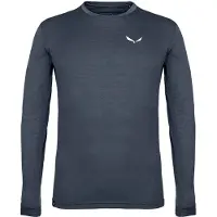 Salewa - Puez Melange Dry L/S Tee - Funktionsshirt Gr S schwarz
