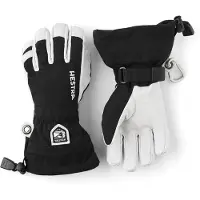 Hestra - Kid's Army Leather Heli Ski 5 Finger - Handschuhe Gr 5 grau