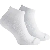 Wrightsock - Coolmesh II Quarter - Wandersocken Gr 45,5-49 weiß