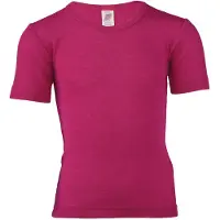 Engel - Kinder Unterhemd S/S - Merinounterwäsche Gr 92 rosa