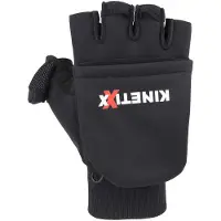 Kinetixx Bonnet Kurzfinger HS mit Klappe schwarz (01) 6,5
