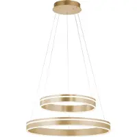 Q-SMART-HOME Paul Neuhaus Q-VITO LED-Pendelleuchte, 2 Ringe