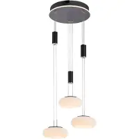 Q-SMART-HOME Paul Neuhaus Q-ETIENNE Hängelampe Rondell, schwarz