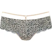 LASCANA Panty , Damen, Gr. 36/38, beige (leodruck), Obermaterial: 88% Polyamid, 12% Elasthan, figurbetont, Unterhosen Panty, in aufregender Leo-Optik