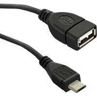 Qoltec OTG 2.0 USB-Kabel A Buchse | Micro USB B Stecker | 0,2 m