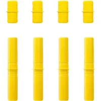 Modu Verbinder Stäbe Bauspielzeug 8x honey yellow Erweiterung