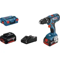 Bosch GSB 18V-28 Professional, Elektrischer Schraubendreher, Pistolengriff, Schwarz, Blau, 200 Nm, 28 Nm, 63 Nm