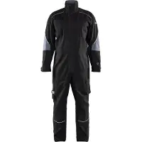 Blakläder Flammschutz Overall 6061 1516 in schwarz/grau, Größe:D124 (D31)